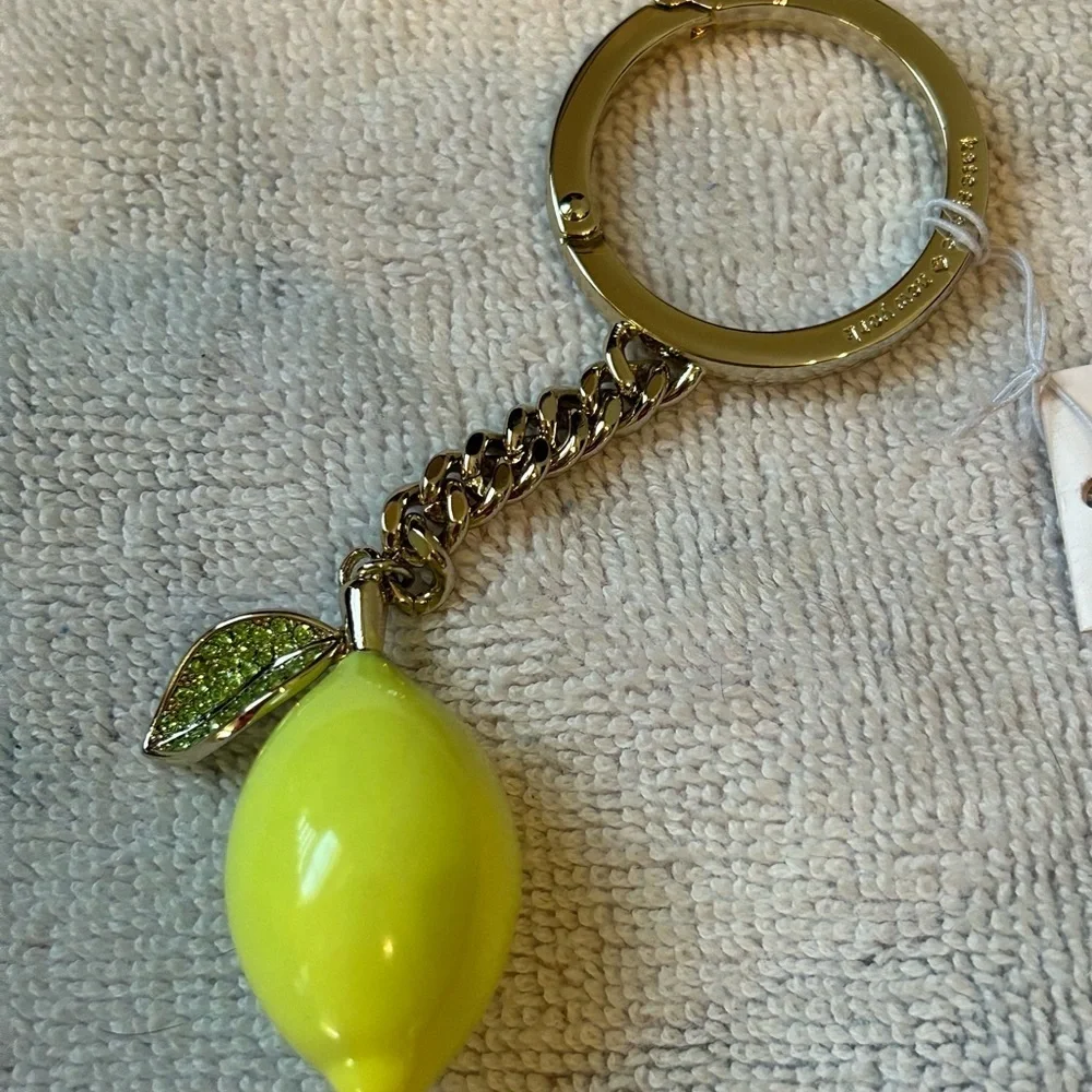 Kate spade lemon key fob